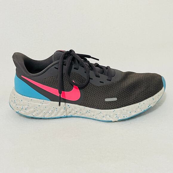Nike Revolution 5 Women's Size 11 Grey Pink Blue Running Shoes Sneaker CU4830001 - Picture 4 of 10